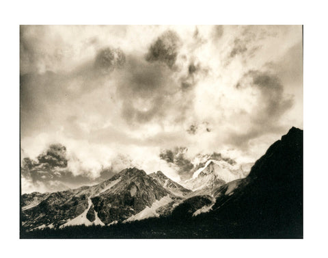 Misty Himalayan Range at Sunrise, Nepal