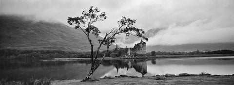 Kilchurn Castle at Moonlight, Scotland