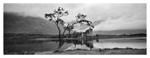 Kilchurn Castle at Moonlight, Scotland