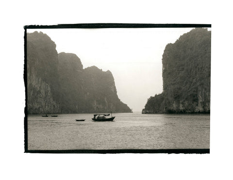 Halong Bay with Fishing at Sunrise, Vietnam