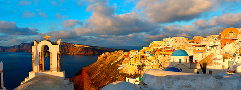 Santorini at Sunrise, Greece, Europe