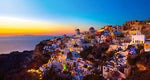 Santorini at Sunset, Greece, Europe