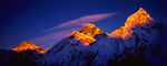 Mt. Everest at Sunset, Nepal, Asia