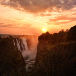 Victoria Falls at Sunrise, Zambia, Africa