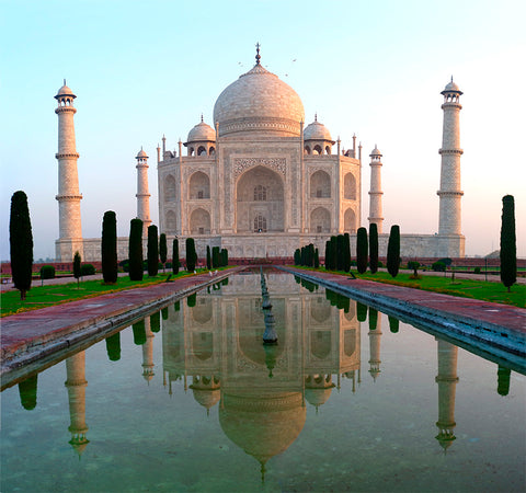 Taj Mahal at Sunrise, India, Asia