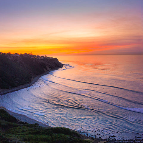 Palos Verdes Cove at Sunset, California, USA