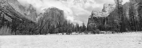 Winter Wonderland with El Capitan, Yosemite, USA